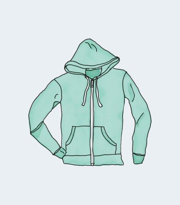 Dummy Hoodie with Zipper